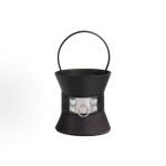 HERMES Medor Mini Medor Silver clasp handbag for women 89 Noir black